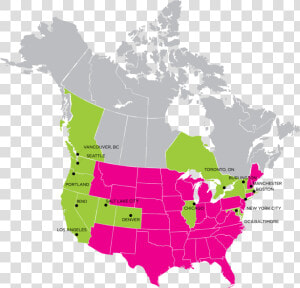 Chill Locations Fy20   Canada Map Clipart  HD Png Download