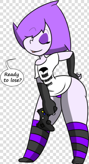 Gamer Girl Lewdi   Cartoon  HD Png Download