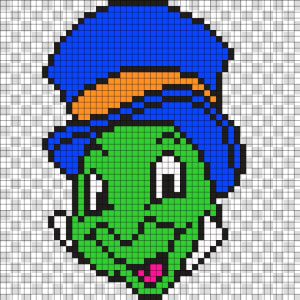 Jiminy Cricket Perler Beads  HD Png Download