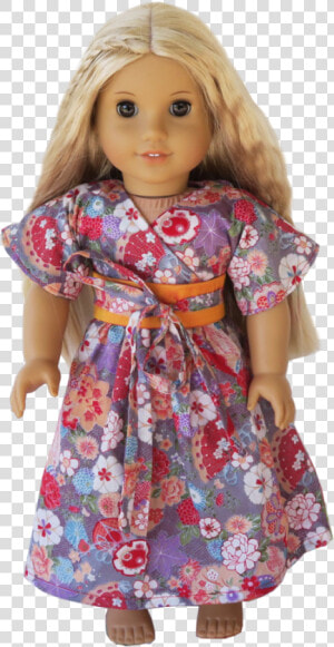 Kimono Dress For 18″ Dolls   Barbie  HD Png Download