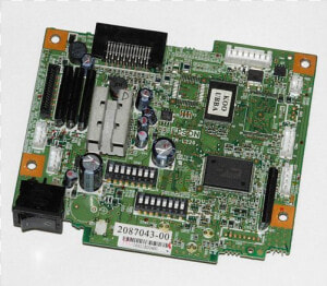 Epson Tm u220b Main Circuit Board   Microcontroller  HD Png Download