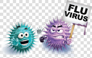 Flu Virus  HD Png Download