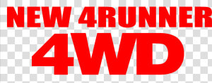 New 4runner 4wd  HD Png Download