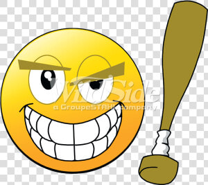 Emoji Baseball Bat   Emoji With Baseball Bat  HD Png Download