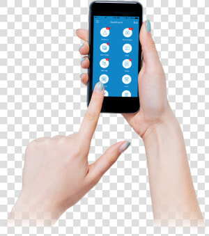 Phone In Hand Png   Phone In Hand Transparent Background  Png Download