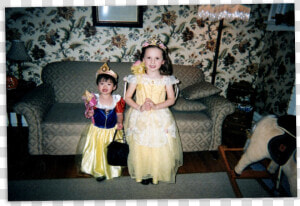 Nick Milanovic Young Daughters Princess Outfits Halloween  HD Png Download