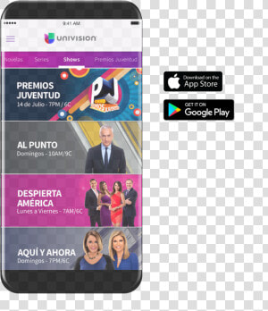 Blastoff Digital App Agency   Univision App Novelas  HD Png Download