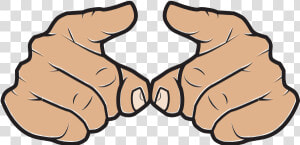 Index Fingers Hand Gesture   Paw  HD Png Download