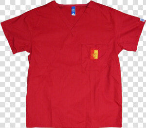 Pitt State Splitface Medical Scrub Top Shirt   Active Shirt  HD Png Download