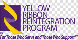 Yellow Ribbon Reintegration Program Logo With Tagline  HD Png Download