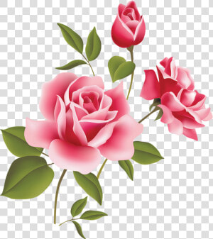 Clip Art Dark Pink Roses   Pink Rose Clipart  HD Png Download