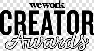 Wework Creator Awards Logo  HD Png Download