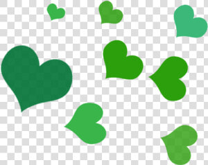 Green Leaves Clipart Leaf Shape   Love Hearts Png Transparent Green  Png Download