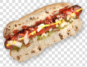 Chicago style Hot Dog  HD Png Download