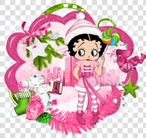 Betty Boop Pictures  Summer Wreath  Christmas 2016    Betty Boop Summer  HD Png Download