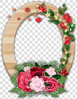 Clipart Flower Frame   Frame Border Flower Png  Transparent Png
