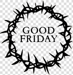 Good Friday Black And White Clipart  HD Png Download