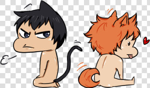 Hq Chibi Kageyama And   Cartoon  HD Png Download