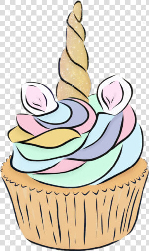 Transparent Tumblr Cupcake Png   Transparent Unicorn Cupcake Clipart  Png Download