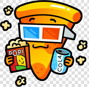 Sold Out Clipart Movie   Pizza And Movie Night  HD Png Download
