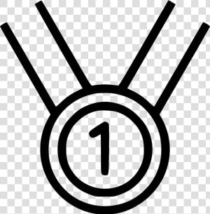 Medal First Place Circle Shape   Interests Icon Png  Transparent Png
