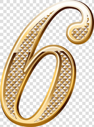 Transparent Six Clipart   Gold Number 0 Png  Png Download
