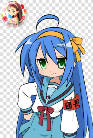 Transparent Lucky Star Konata Png   Lucky Star Konata Haruhi  Png Download
