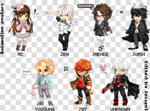 I Love This Game So Much   Mystic Messenger Gaia Online  HD Png Download