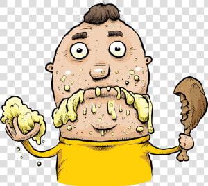 Bob The Forex Trader   Sloppy Eating  HD Png Download