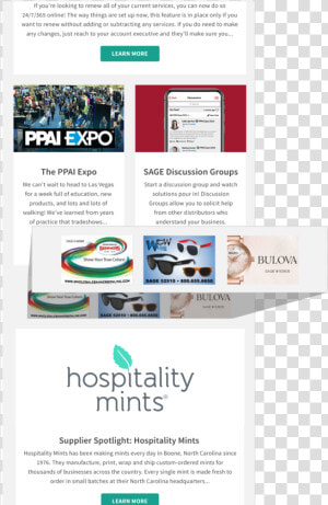 Sage E newsletter Tile Ad   Online Advertising  HD Png Download