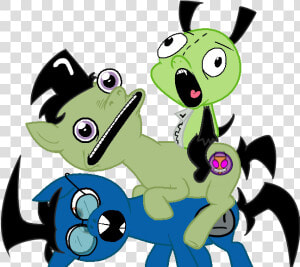 Irunekagi  Dib Membrane  Gir  Invader Zim    Invader Zim Gir X Zim  HD Png Download
