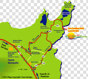 Eco Adventures Map In Puerto Rico   Puerto Rico Highway 53  HD Png Download