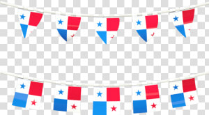 Rows Of Flags   Panama Flag Banner Png  Transparent Png