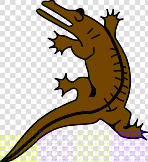 The Doctor Clipart Alligator   Crocodile Coat Of Arms  HD Png Download
