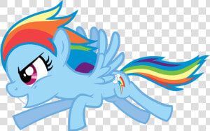 Older Filly Rainbow Dash   Cartoon  HD Png Download