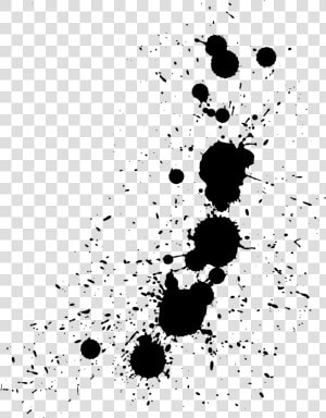 Black Smear Png   Brush Stroke Drops Vector  Transparent Png