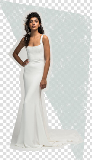 Minimal Wedding Dress  HD Png Download
