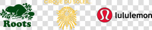 Canadian Brands Lululemon Roots Cirque Du Soleil   Cirque Du Soleil Brand Perception  HD Png Download