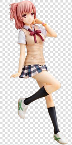  animegirl  sexy  mujer  dudurojas  modelo   由比 ヶ 浜 結衣 フィギュア  HD Png Download