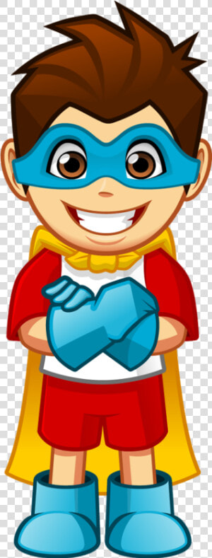 Superhero Boy Png   Superhero Cartoon No Background  Transparent Png
