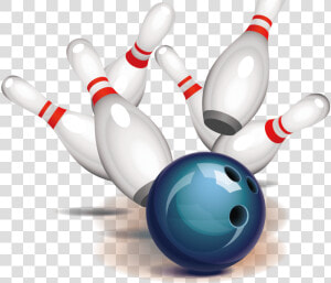 Bowling Ball Bowling Pin Strike Clip Art Vector Bowling   Bowling Pins And Ball Png  Transparent Png