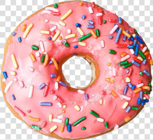 Sprinkled Donut  HD Png Download
