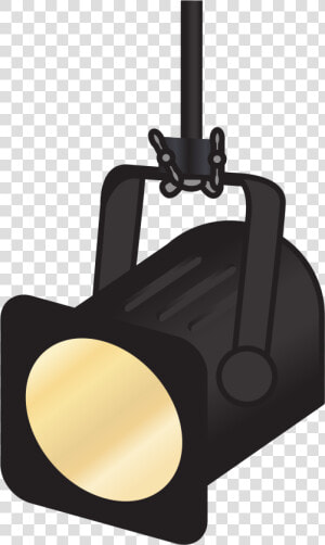 Theater Or Studio Spotlight On Roof Mount Clip Arts   Studio Lights Clipart Png  Transparent Png