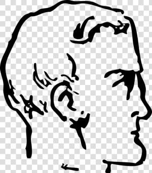 Chin Black And White Clipart  HD Png Download