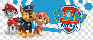 Happy Birthday Clipart Paw Patrol   Paw Patrol Chase Marshall Skye  HD Png Download