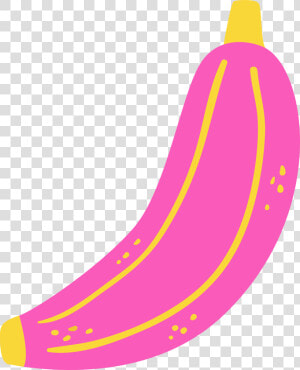   Pink Bananas Clipart   Free Summer Fruit Clipart Transparent Background  HD Png Download