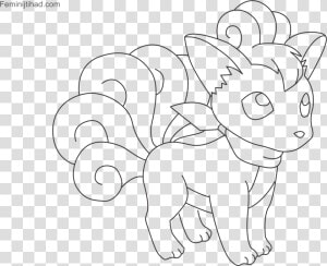 11 Pokemon Vulpix Coloring Pages Printable   Pokemon Vulpix Coloring Pages  HD Png Download