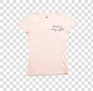 Breakup Every Night Distressed Tee   Cotton  HD Png Download