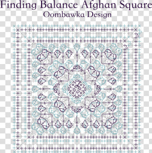 Finding Balance Afghan Square Pattern  HD Png Download