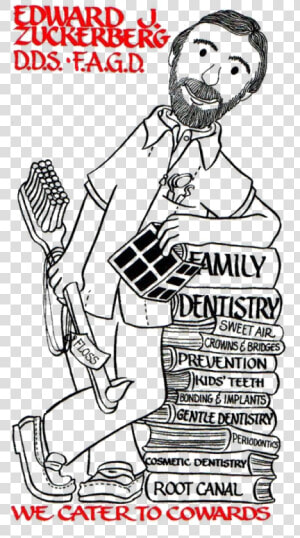 Edward J   Zuckerberg Dentist Cartoon  HD Png Download